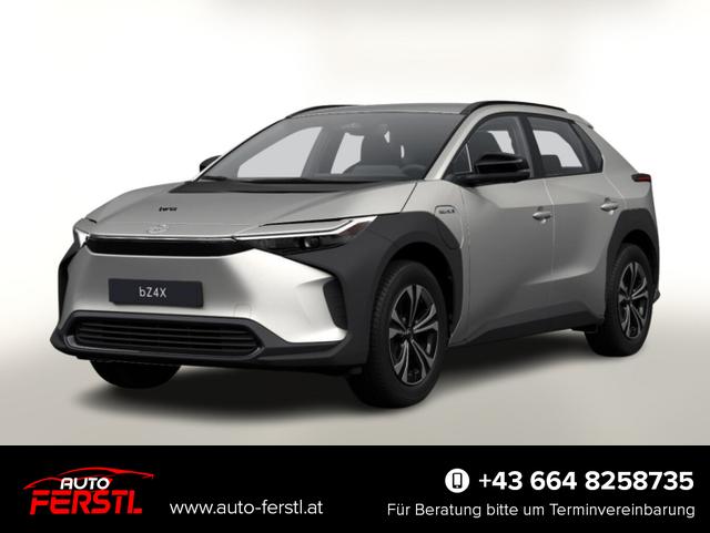 Lagerfahrzeug Toyota bZ4X - 71kWh LED Nav Kam Keyl ACC Wärmepumpe CCS