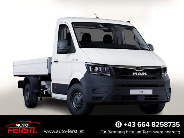 Vorlauffahrzeug MAN TGE - Pritsche 2.0 TDI 140 Temp PDC SmartL 3-S
