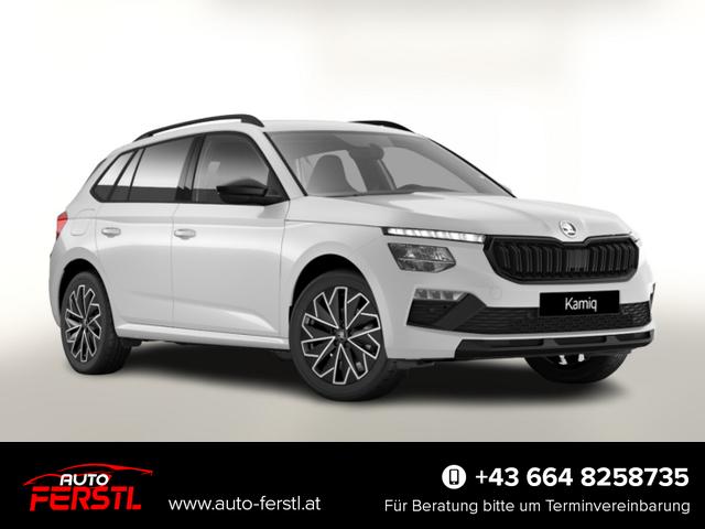 Vorlauffahrzeug Skoda Kamiq - DSG Dynamic ACC SideA Kam Kessy SHZ SunS