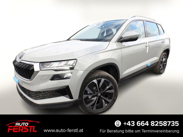 Lagerfahrzeug Skoda Karoq - Selection TSI 150 DSG Pano AHK NavC SideA Leder ACC