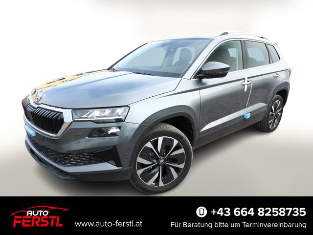Lagerfahrzeug Skoda Karoq - Selection TSI 150 DSG Pano AHK NavC SideA Leder ACC