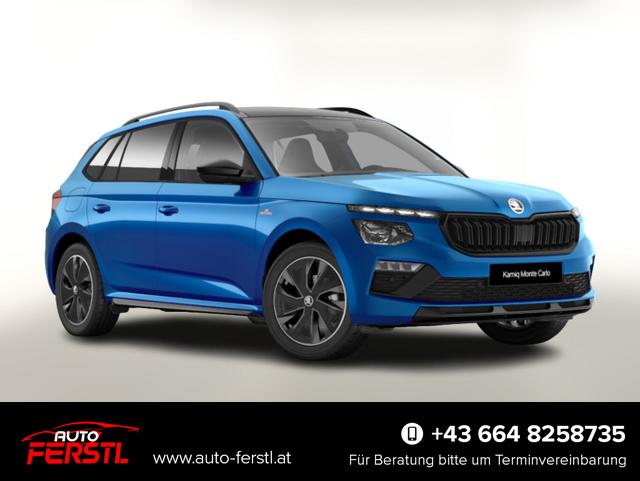 Vorlauffahrzeug Skoda Kamiq - Monte Carlo DSG MonteC Pano Matrix ACC SideA Kam SHZ