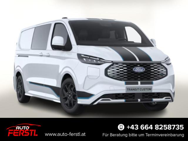 Vorlauffahrzeug Ford E-Transit Custom - Sport DCiV 64kWh 320 L2 SHZ LED