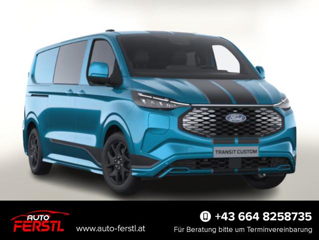 Vorlauffahrzeug Ford E-Transit Custom - Sport DCiV 64kWh 320 L2 AHK SHZ
