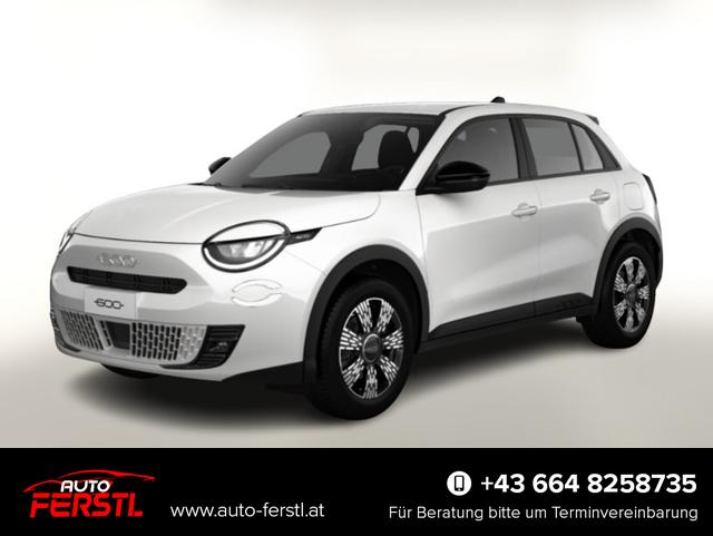 Lagerfahrzeug Fiat 600 - Icon Hybrid SHZ 2xPDC Kam Nav Keyl Klimaaut