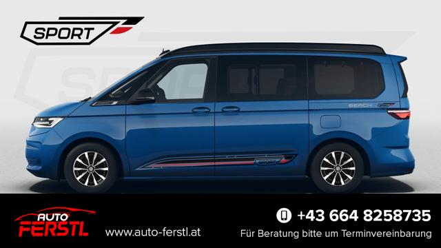 Lagerfahrzeug Volkswagen T7 California - Beach 2.0TDI DSG Sport Edition 8 Fach GV5 Komfort