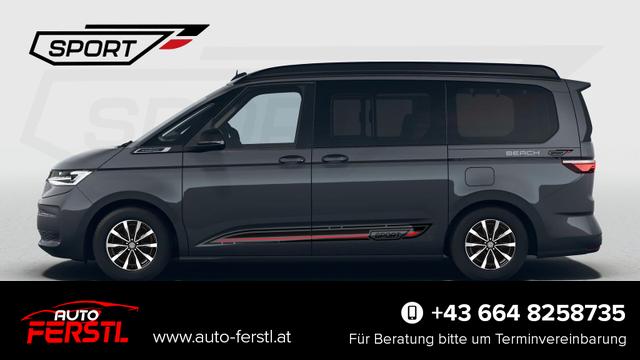 Lagerfahrzeug Volkswagen T7 California - Beach Camper 2.0TDI DSG Sport Edition 8 Fach GV5 First