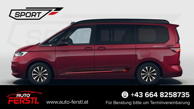 Lagerfahrzeug Volkswagen T7 California - Beach Camper 2.0TDI DSG Sport Edition 8 Fach GV5 Komfort 