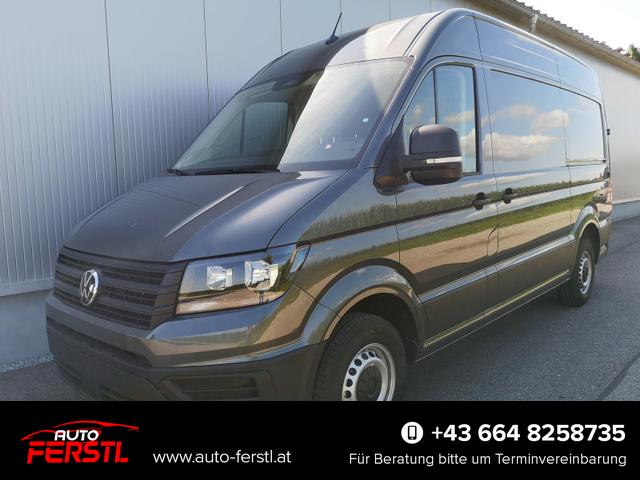 Vorlauffahrzeug Volkswagen Crafter Kastenwagen - Kasten 35 mittellang Hochdach FWD 2.0 TDI L3H3 LED 2 Schiebet&uuml;ren AHK Kamera 270 Grad App PDC GRA