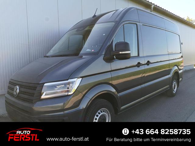 Lagerfahrzeug Volkswagen Crafter Kastenwagen - Kasten 35 mittellang Hochdach FWD 2.0 TDI L3H3 LED 2 Schiebet&uuml;ren AHK Kamera 270 Grad App PDC GRA