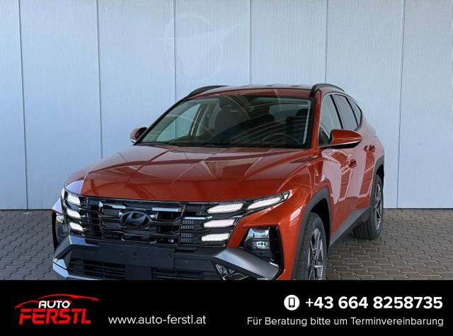 Lagerfahrzeug Hyundai TUCSON - E-Motion 1.6 T-GDi 2WD 48V DCT / ACC Sitz   Lenkradheizung LED Navi PDC V&H Kamera Alu 18"