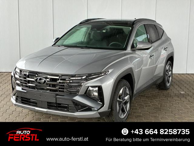 Lagerfahrzeug Hyundai TUCSON - E-Motion 1.6 T-GDi 2WD HEV / Panoramadach ACC LED Sitz   Lenkradheizung Navi PDC V&H Kamera Alu 18"