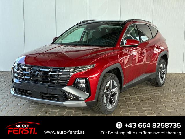 Lagerfahrzeug Hyundai TUCSON - E-Motion 1.6 T-GDi 2WD HEV / Panoramadach ACC LED Sitz   Lenkradheizung Navi PDC V&H Kamera Alu 18"