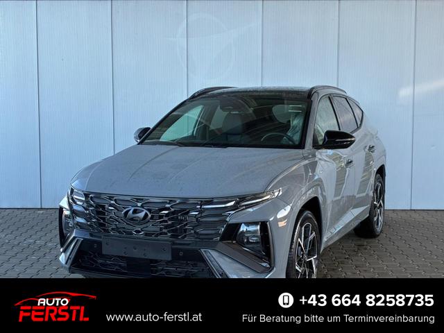 Lagerfahrzeug Hyundai TUCSON - N-Line X 1.6 T-GDI 4WD HEV / Panoramadach 4x Shz ACC Head-Up Krell-Soundsystem E-Klappe Matrix-LED E-Sitze Alu 19"