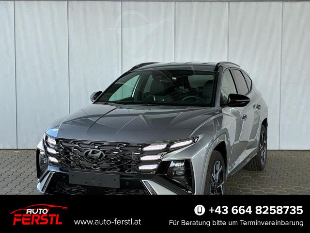 Lagerfahrzeug Hyundai TUCSON - N-Line x HEV 2WD Automatik / Head-Up ACC Sitz Lenkradheiz. Sitzbel&uuml;ftung/ Krell E-Klappe Matrix LED Alu 19''