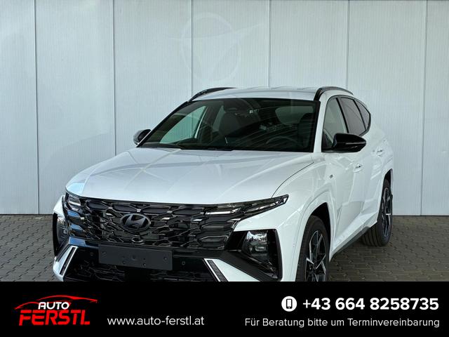 Lagerfahrzeug Hyundai TUCSON - N-Line x HEV 2WD Automatik / Head-Up ACC Sitz Lenkradheiz. Sitzbel&uuml;ftung/ Krell E-Klappe Matrix LED Alu 19''