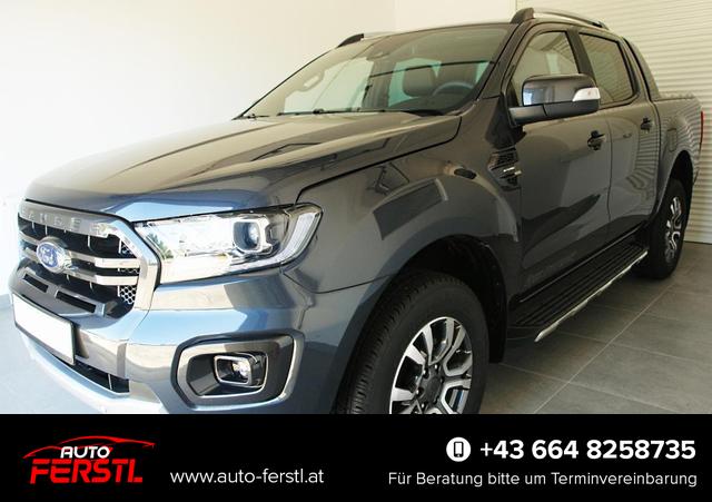 Gebrauchtfahrzeug Ford Ranger - Doppelkabine 4x4 Wildtrak 2.0 TDCi DoKa LED AHK Navi