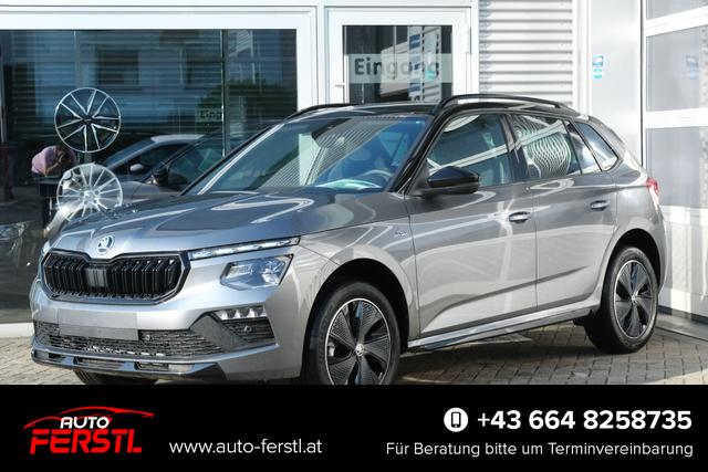 Lagerfahrzeug Skoda Kamiq - Monte Carlo 1.0 TSI DSG AHK Matrix Panodach Kamera Garantie 5J App-Navi