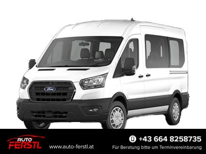 Lagerfahrzeug Ford Transit - Kombi L3H2 9-Sitzer (350 Trend 9-Sitzer) 2.0 EcoBlue 110kW (150 PS) 8-Stufen Automatik