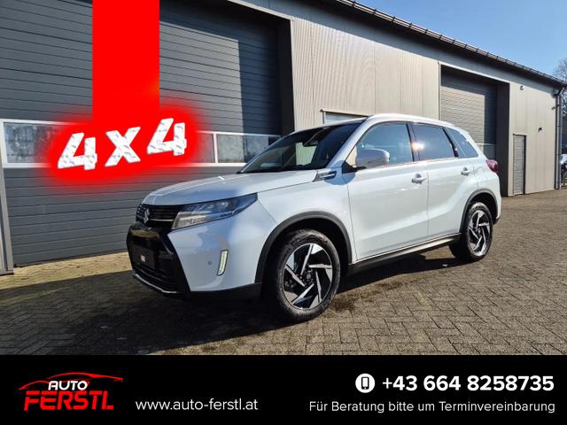 Lagerfahrzeug Suzuki Vitara - 1.4 Boosterjet 129PS ALLGRIP 4x4 HYBRID Comfort  Allrad Teilleder mit Alcantara Navi Klimaautomatik Sitzheizung ACC PDC v h Rückf.Kamera Suzuki-Radio Apple CarPlay Android Auto Touchscreen 2xKeyless 17-LM
