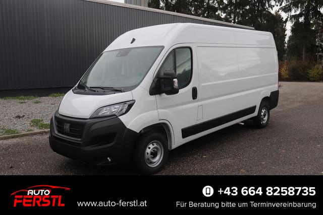 Lagerfahrzeug Fiat Ducato Kastenwagen - L4H2 35 140 MJT UVP 54.293,75 Starre Anh&auml;ngerkupplung, Paket Techno NAV: - 10 -Infotainmentsystem mit Touchscreen, DAB, Bluetooth, Apple CarPlay&Android Auto Doppel USB Schnittstelle am Armaturenbrett Automatische Klima