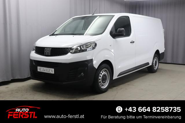 Lagerfahrzeug Fiat Scudo - L3 2.0 145PS MT Kastenwagen, Pack Visibility, Klimaanlage, Heckfl&uuml;gelt&uuml;ren, Radio DAB, Einparkhilfe hinten, Berganfahrhilfe, vollwertiges Ersatzrad, Nebelscheinwerfer, 16" Stahlfelgen, uvm.