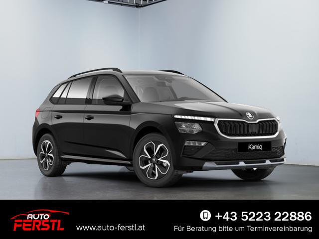 Vorlauffahrzeug Skoda Kamiq - Extra Plus 1,5 TSI DSG 2Zokli 2x Einparkhilfe Anh&auml;ngerkupplung 10Zoll Cockpit el.Heckklappe Kessy Sitzheizung