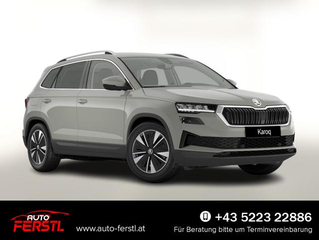 Lagerfahrzeug Skoda Karoq - Selection DSG Selec ACC Kam SideA SHZv/h Kessy SunS