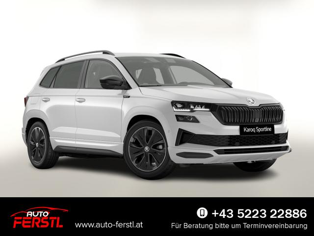 Vorlauffahrzeug Skoda Karoq - Sportline DSG Sportl AHK Pano Matrix Nav 360&deg; Canton