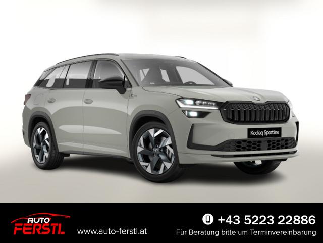 Vorlauffahrzeug Skoda Kodiaq - Sportline Sportl AHK Matrix Nav Kessy ACC SunS SHZ