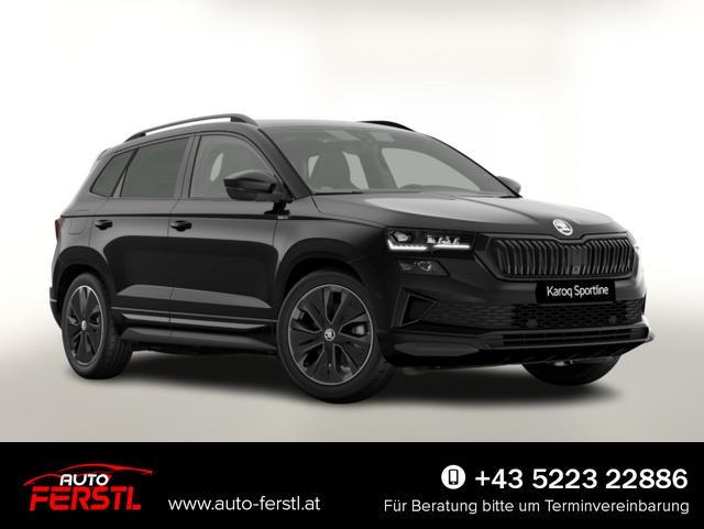 Lagerfahrzeug Skoda Karoq - Sportline DSG Sportl Pano AHK Matrix 5J/100k Nav 360