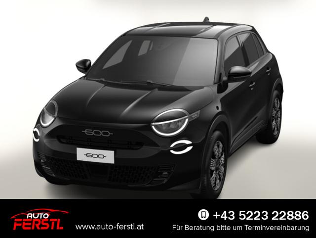 Lagerfahrzeug Fiat 600 - Icon Hybrid SHZ Keyl Nav Kam 2xPDC LED CarP