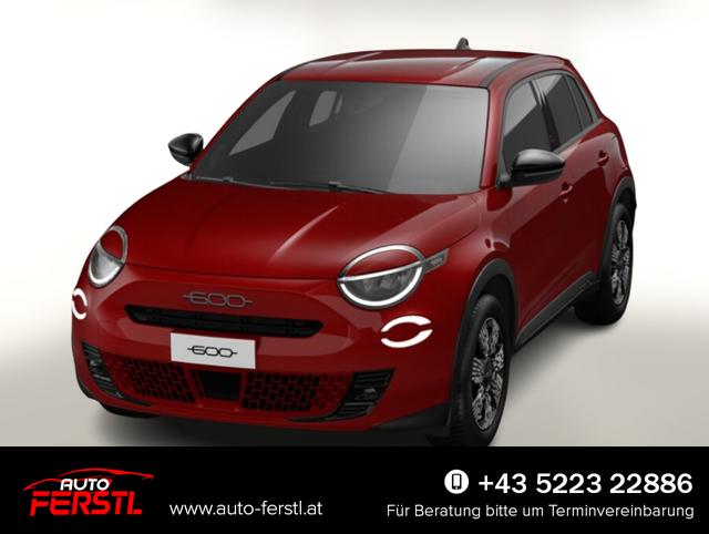 Lagerfahrzeug Fiat 600 - Icon Hybrid SHZ Keyl Nav Kam 2xPDC LED CarP