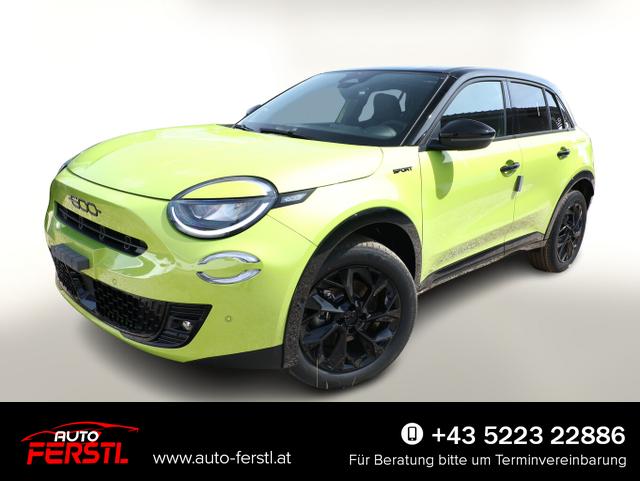 Vorlauffahrzeug Fiat 600 - Sport Hybrid SHZ ACC Kam Keyl PDC PrivG Bi-C