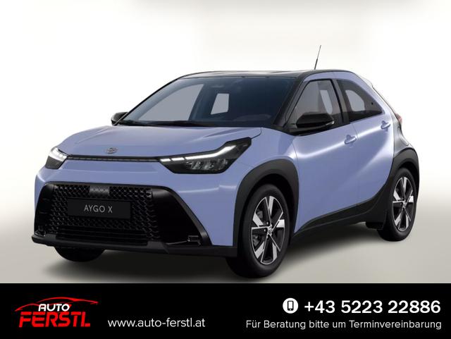 Vorlauffahrzeug Toyota Aygo X - LED Privacy 17"LM ACC Kam Klimaaut. 9"Tou