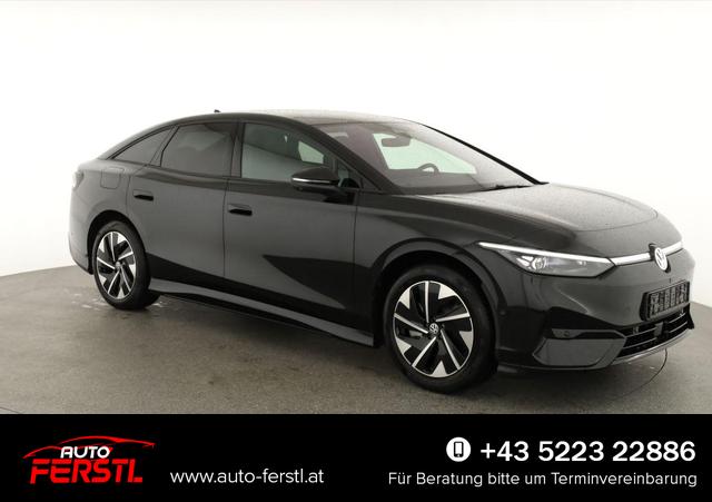 Lagerfahrzeug Volkswagen ID.7 Limousine - Pro 210 kW Black, AHK, HuD, IQ.Light, IQ.Drive, AreaView, Side, Winter, 19-Zoll