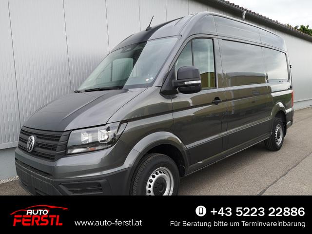 Lagerfahrzeug Volkswagen Crafter Kastenwagen - Kasten 35 mittellang Hochdach FWD 2.0 TDI L3H3 Automatik 2 Schiebet&uuml;ren AHK Kamera 270 Grad App PDC GRA