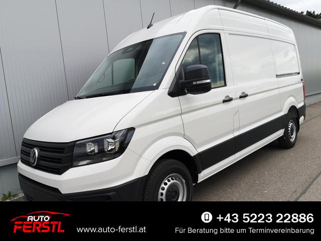 Lagerfahrzeug Volkswagen Crafter Kastenwagen - Kasten 35 mittellang Hochdach FWD 2.0 TDI L3H3 Automatik 2 Schiebet&uuml;ren AHK Kamera 270 Grad App PDC GRA