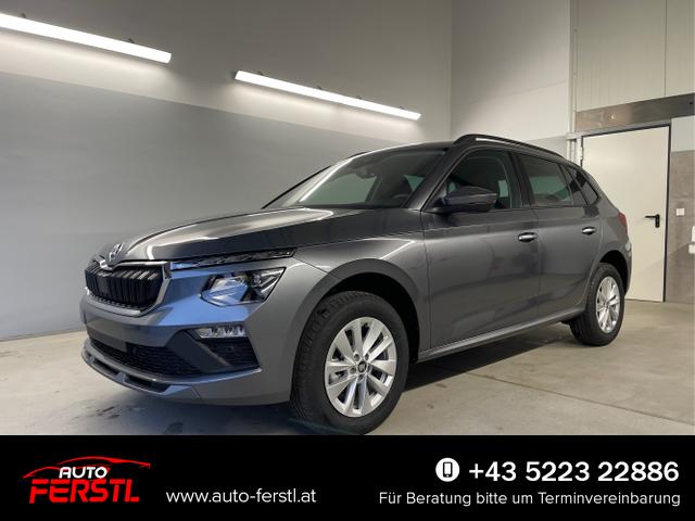 Lagerfahrzeug Skoda Kamiq - Selection 1.0 TSI DSG Matrix AHK Kamera Sunset PDCvohi Kessy Sitzheizung GV4
