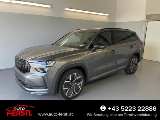 Lagerfahrzeug Skoda Kodiaq - Sportline 193PS TDI 4x4 7Sitze AHK HUD Pano 360&deg; GV5 Navi CANTON Alu20