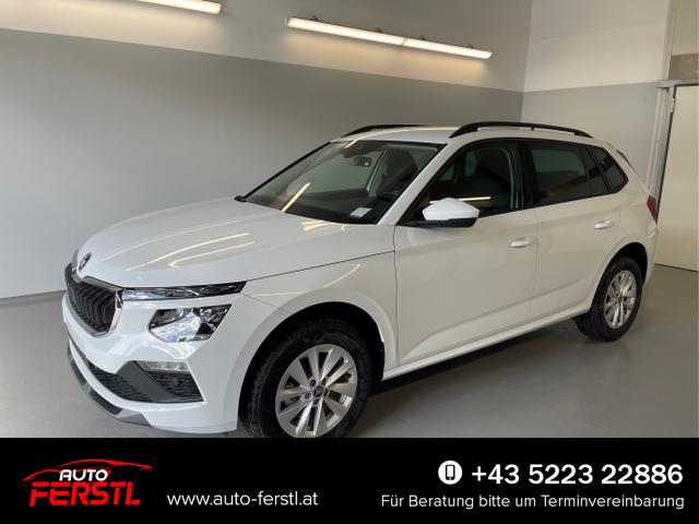 Lagerfahrzeug Skoda Kamiq - Selection 1.0 TSI DSG Matrix AHK Kamera Sunset PDCvohi Kessy Sitzheizung GV4