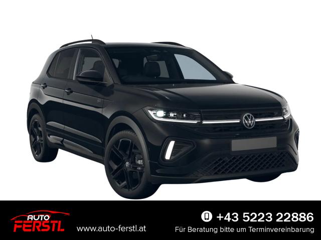 Lagerfahrzeug Volkswagen T-Cross - R-Line 115PS DSG Navi IQ.Light AHK Black Cam Keyless Side Climatronic Parklenk