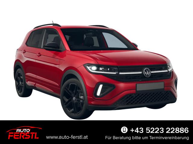 Lagerfahrzeug Volkswagen T-Cross - R-Line 115PS DSG Navi IQ.Light AHK Black Cam Keyless Side Climatronic Parklenk