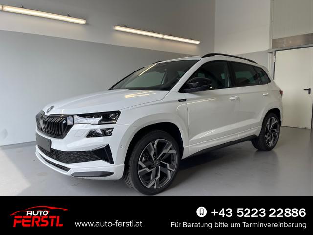 Lagerfahrzeug Skoda Karoq - Sportline TSI 4x4 360&deg; 19 Zoll Navi AHK 360&deg; ACC Frontscheibe beheizbar Travel Assist