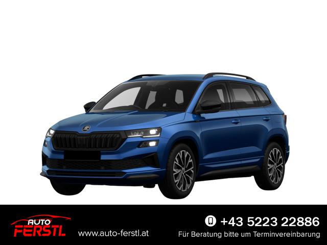 Lagerfahrzeug Skoda Karoq - Sportline DSG Matrix AHK ACC ALU18 GVL3 Kamera Sitzheizung App-Connect
