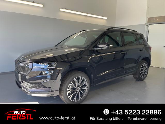 Lagerfahrzeug Skoda Karoq - Sportline DSG Matrix AHK ACC ALU18 GVL3 Kamera Sitzheizung App-Connect