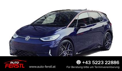 Vorlauffahrzeug Volkswagen ID.3 - GTX Performance FIRE ICE (GTX Fire Ice) Elektromotor 240 kW (326 PS) 1-Gang-DSG