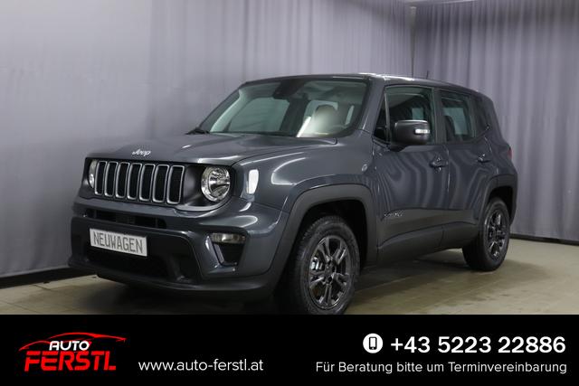 Lagerfahrzeug Jeep Renegade - Longitude 1.5 T4 DCT7 e-Hybrid 96kW, Business-Paket, 2-Zonen-Klimaautomatik, AppleCarPlay&Android Auto, Radio DAB, Freisprecheinrichtung, Tempomat, LaneSense, Notrufsystem, 16"-Leichtmetallfelgen, uvm.