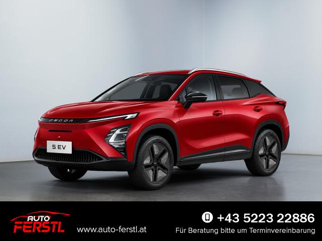 Vorlauffahrzeug Omoda 5 EV - Premium 211PS/155kW 61kWh 430km WLTP, 2026 |  18"Alu  Panoramadach  360&deg;Kamera  ACC  Totwinkel  SmartKey  Sitzhzg&Bel&uuml;ftung  Lenkradhzg  SonySound  W&auml;rmepumpe  Elektr.Heckklappe  Navi  WirelessCarPlay
