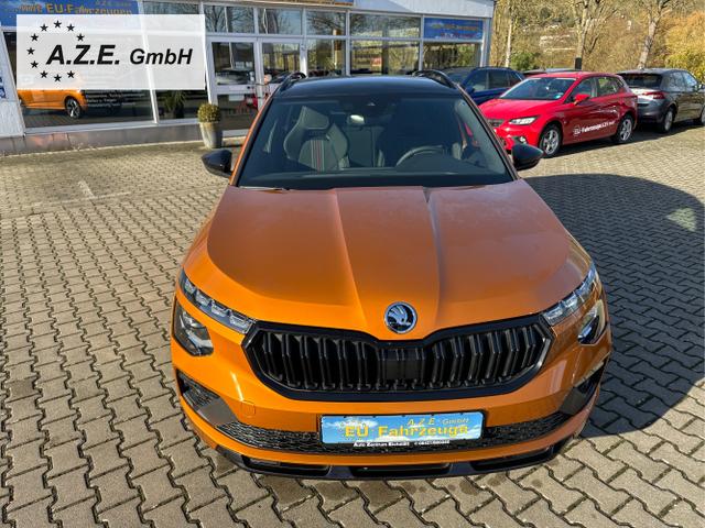 Skoda / Kamiq / Orange / / / Monte Carlo 1.5 TSI DSG *NAVI*ACC*EL.KLAPPE*AHK*MATRIX*